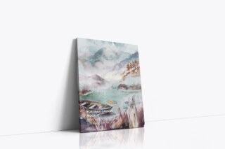 Leaning Portrait Canvas 4x5 Mockup