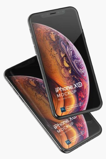 Iphone Xs Mockup for Apps Designs - Mockups by Carlos Viloria