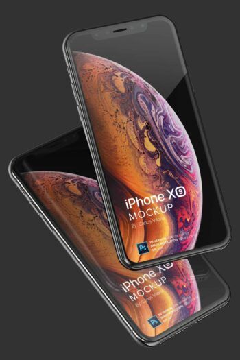 Iphone Xs Mockup for Apps Designs - Mockups by Carlos Viloria