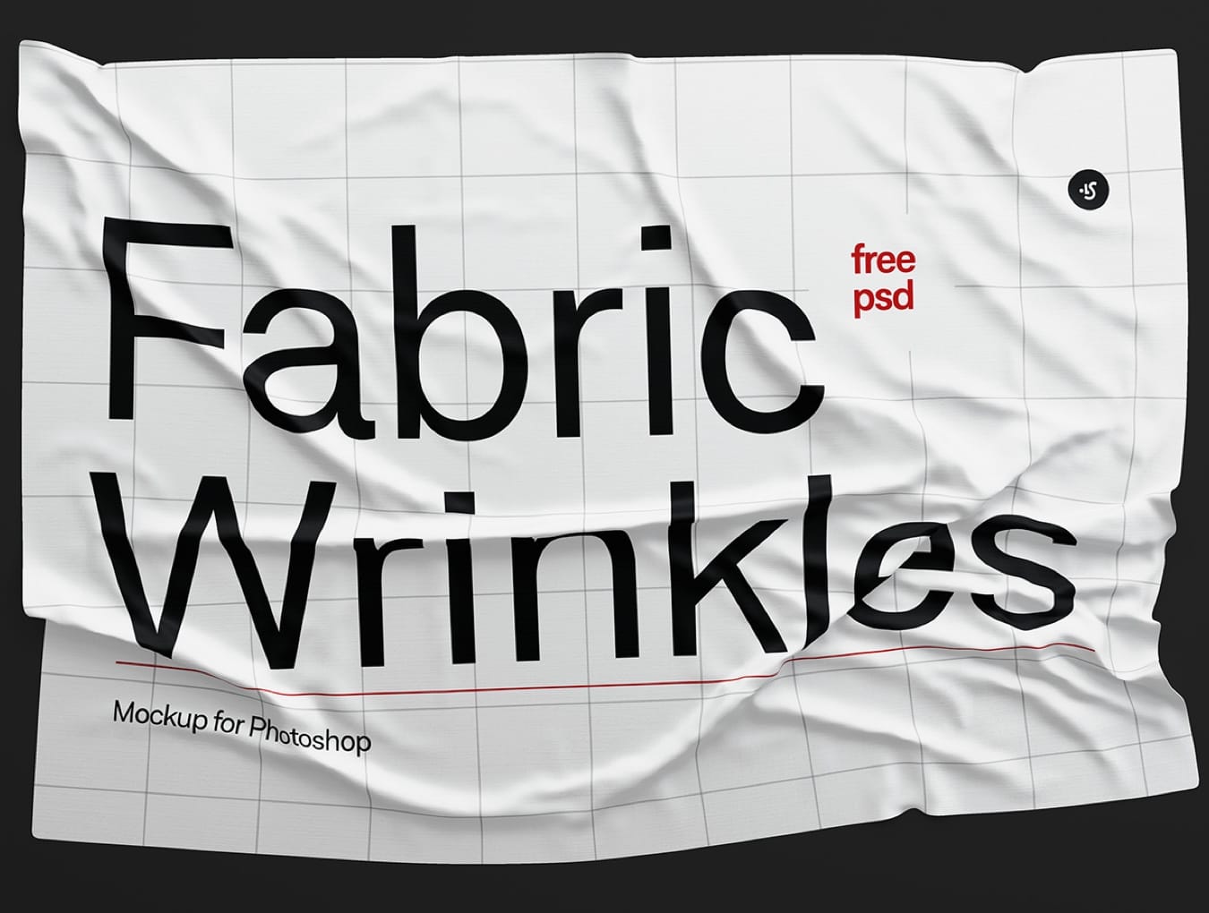 Fabric Wrinkles Mockup