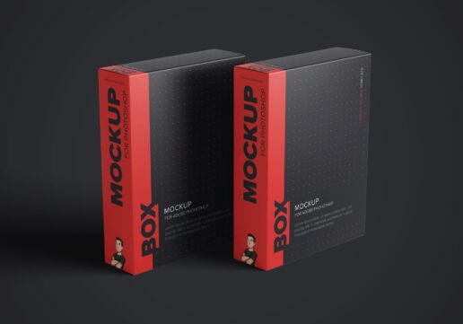 Free Software Box Mockup Pack