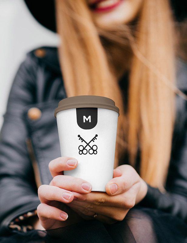 Free Coffee Cup Mockup for Photoshop