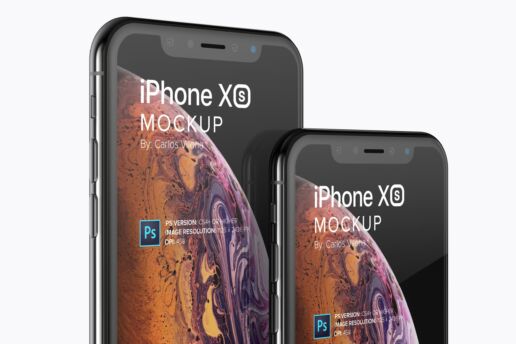 iPhone XS Mockup for App and UI Design