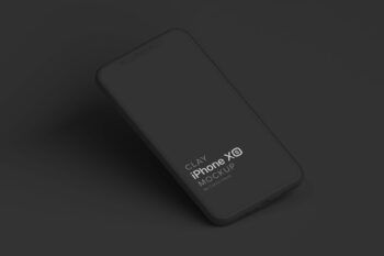 Clay Iphone Xs Mockup 01 - Mockups by Carlos Viloria Clay Iphone Xs Mockup for Ui Ios Apps - Mockups by Carlos Viloria