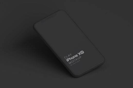 Clay iPhone XS Mockup for UI iOS Apps