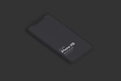 Clay iPhone XS Mockup for UI iOS Apps