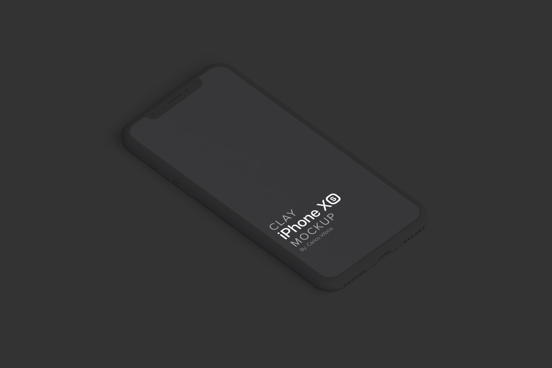 Clay Iphone Xs Mockup for Ui Ios Apps