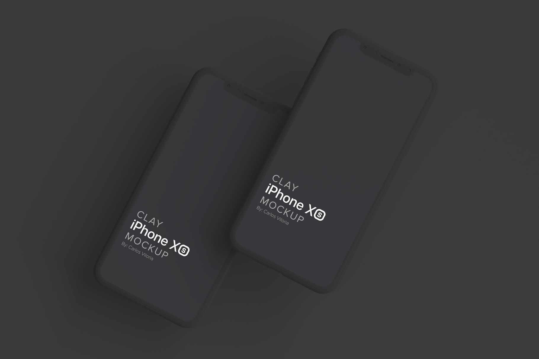 Clay Iphone Mockup for Ios Apps