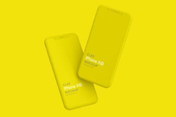 Clay Iphone Mockup for Ios Apps - Mockups by Carlos Viloria