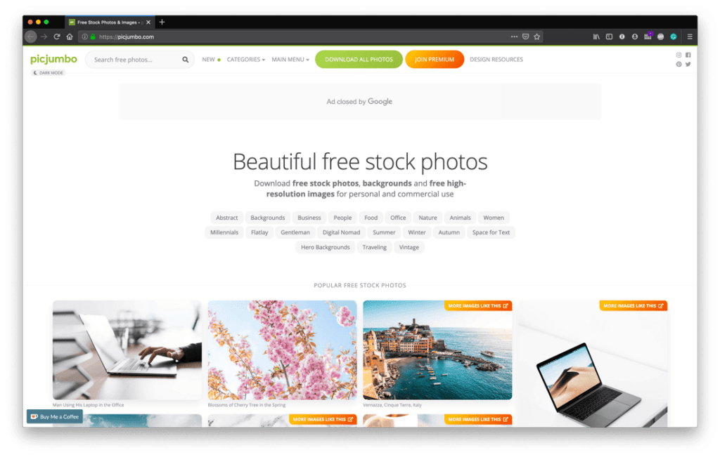 Top Free Stock Photo Sites - Picjumbo