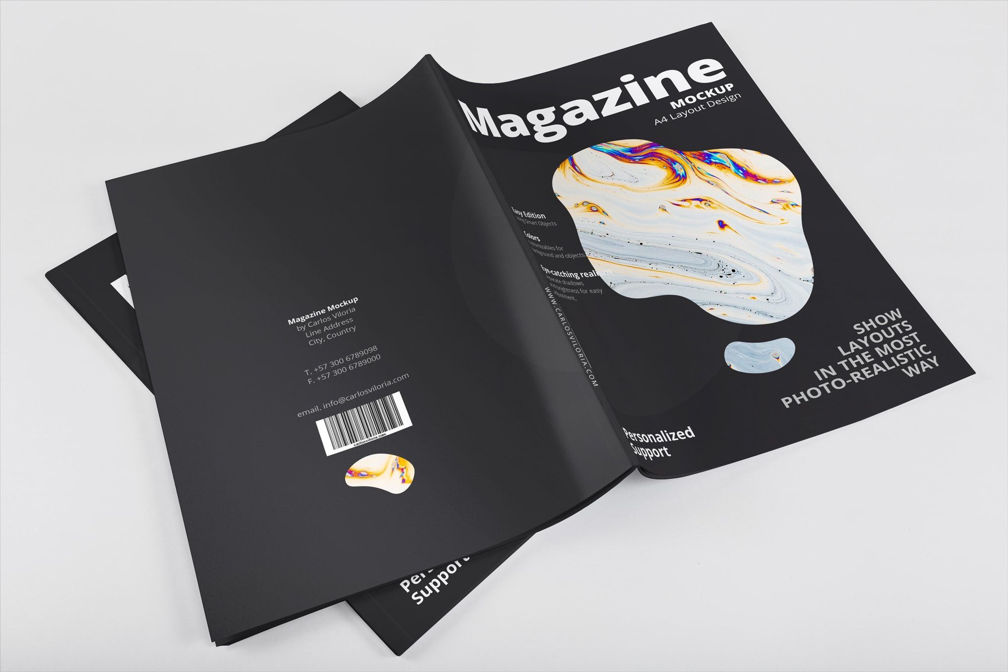 Creative A4 Magazine Mockup