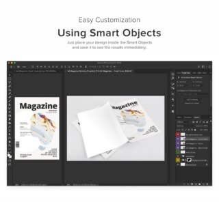 Creative A4 Magazine Mockup