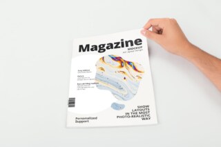 A4 Cover Magazine Mockup