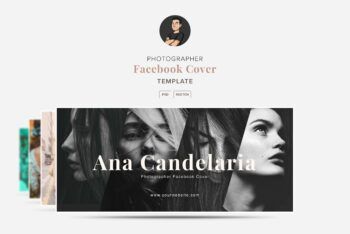 Facebook Cover Template - Mockups by Carlos Viloria