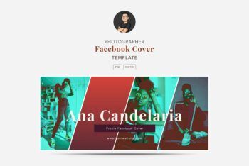 Facebook Cover Template - Mockups by Carlos Viloria