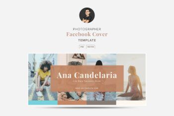 Facebook Cover Template - Mockups by Carlos Viloria