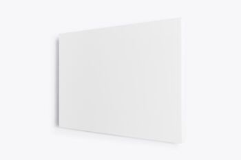 Hanging Landscape Canvas Ratio 4x3 Mockup - Right 1.5 in Wrap - Mockups by Carlos Viloria