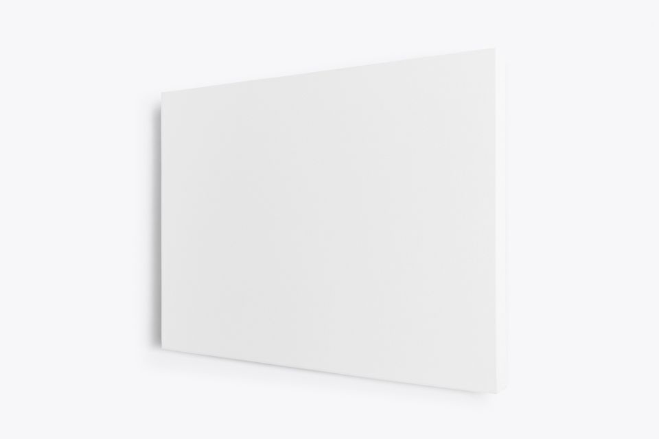 Hanging Landscape Canvas Ratio 4x3 Mockup - Right 1.5 in Wrap