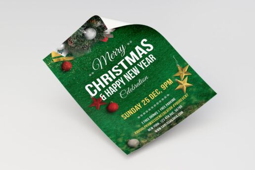 Merry Christmas Flyer - Poster Template 02