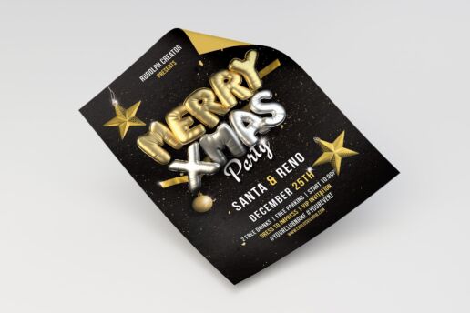 Merry Christmas Flyer - Poster Template 04