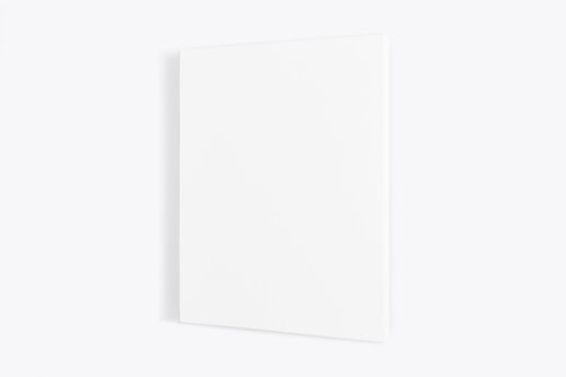 Hanging Portrait Canvas Ratio 3x4 Mockup - Right 1.5 In Wrap