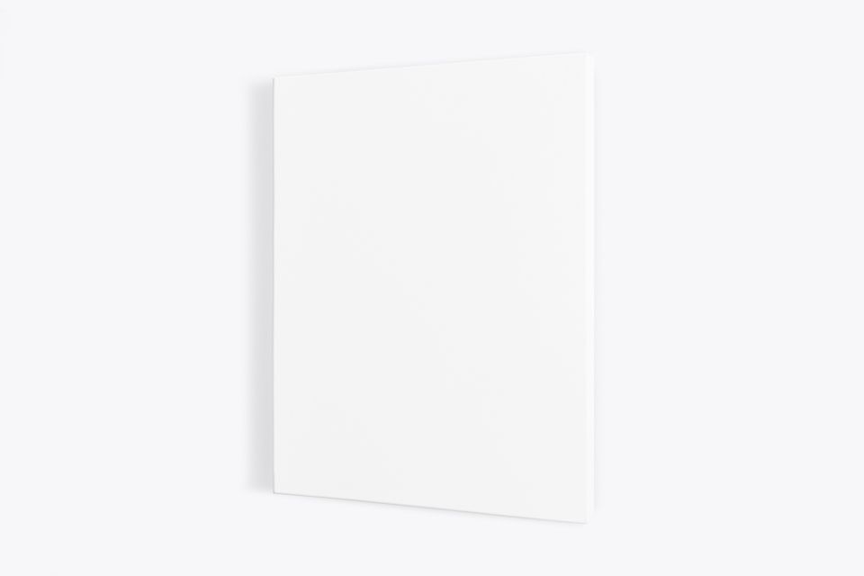 Hanging Portrait Canvas Ratio 3x4 Mockup - Right 1.5 in Wrap