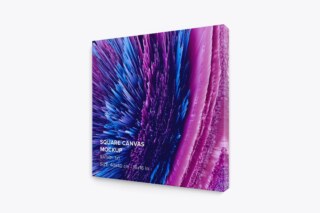 Hanging Square Canvas Mockup