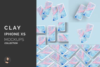 Clay iPhone XS Mockups Pack