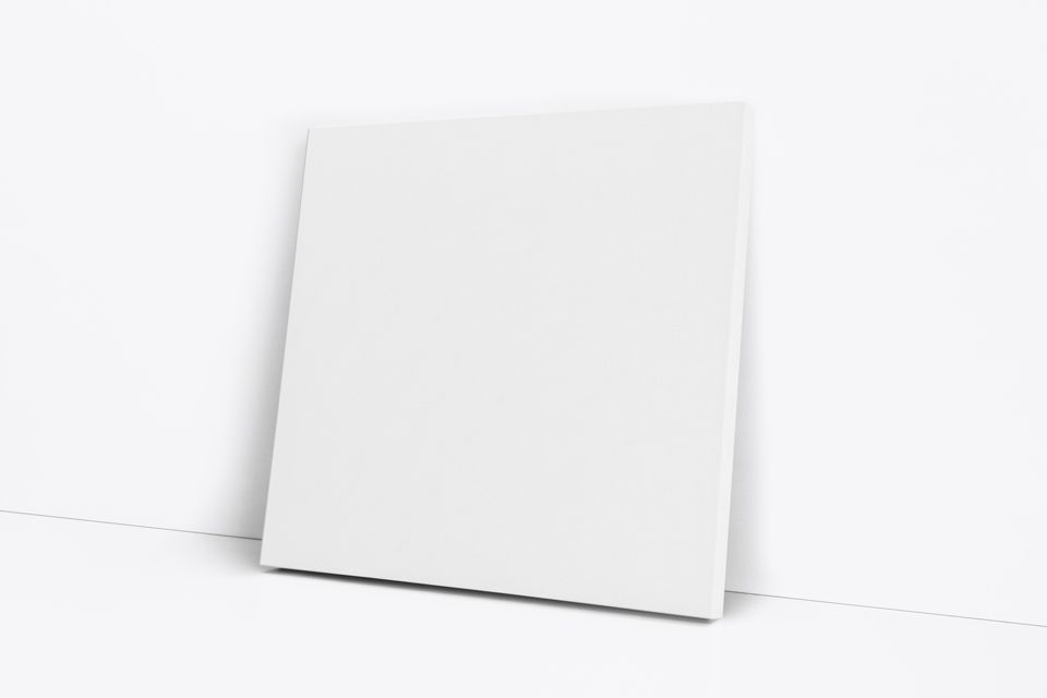 Leaning Square Canvas Ratio 1x1 Mockup