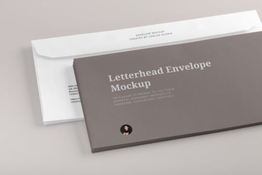 Letterhead Envelope Mockup 01