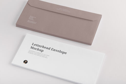 Letterhead Envelope Mockup