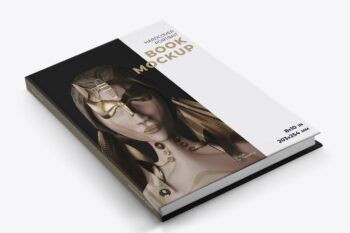 Hardcover Book Mockup - 8,2x10 in - Mockups by Carlos Viloria