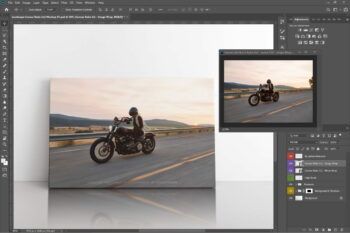 Landscape Canvas Ratio 3x2 Mockup - Mockups by Carlos Viloria