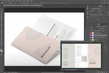 Legal Trifold Brochure Mockup - Mockups by Carlos Viloria