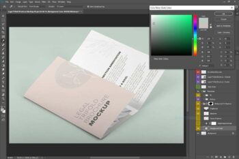 Legal Trifold Brochure Mockup - Mockups by Carlos Viloria