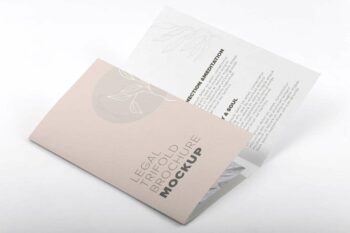 Legal Trifold Brochure Mockup - Mockups by Carlos Viloria