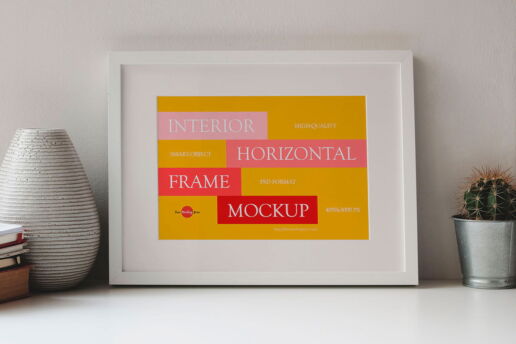 Free Horizontal Frame Mockup