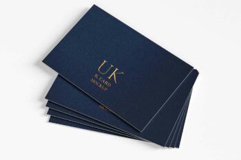 Free Uk Business Card - Mockups by Carlos Viloria