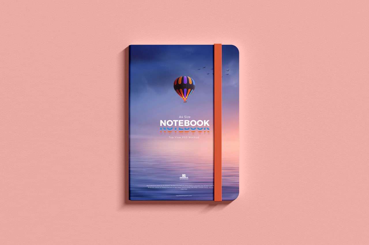 Free Notebook Mockup