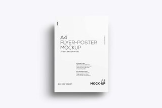 Simple A4 Flyer Poster Mockup - carlosviloria.com