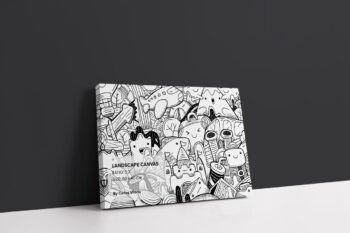 Landscape Canvas Ratio 3x2 Mockup - Mockups by Carlos Viloria
