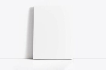 Front Leaning Canvas Ratio 5x7 Mockup - Mockups by Carlos Viloria