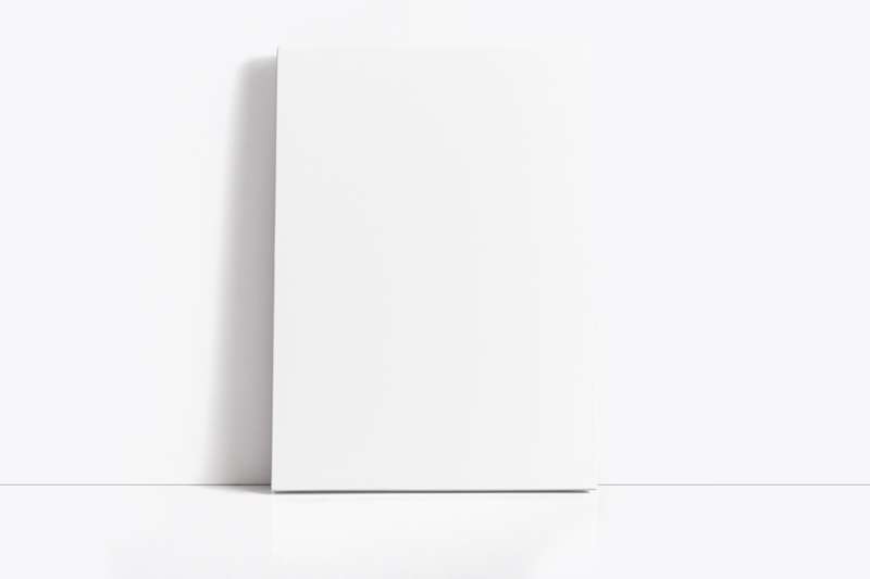 Front Leaning Canvas Ratio 5x7 Mockup