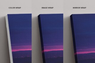 Thin Landscape Canvas Mockup