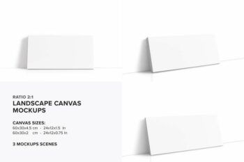 Canvas Mockups Bundle 2 - Mockups by Carlos Viloria