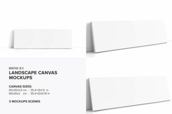 Canvas Mockups Bundle 2 - Mockups by Carlos Viloria
