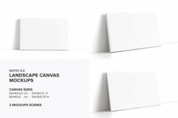 Canvas Mockups Bundle 2 - Mockups by Carlos Viloria