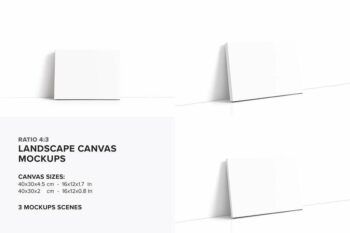 Canvas Mockups Bundle 2 - Mockups by Carlos Viloria