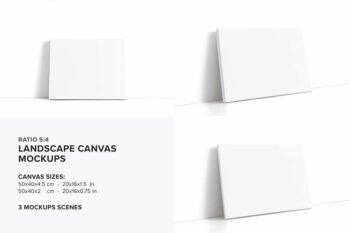 Canvas Mockups Bundle 2 - Mockups by Carlos Viloria