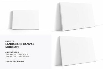 Canvas Mockups Bundle 2 - Mockups by Carlos Viloria